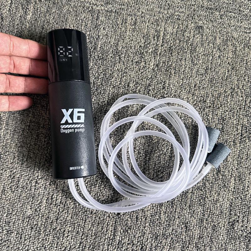 5W USB Rechargeable Oxygen Pump for Outdoor Fishing/Aquarium, Portable Aerator with 48H Runtime for Night Fishing