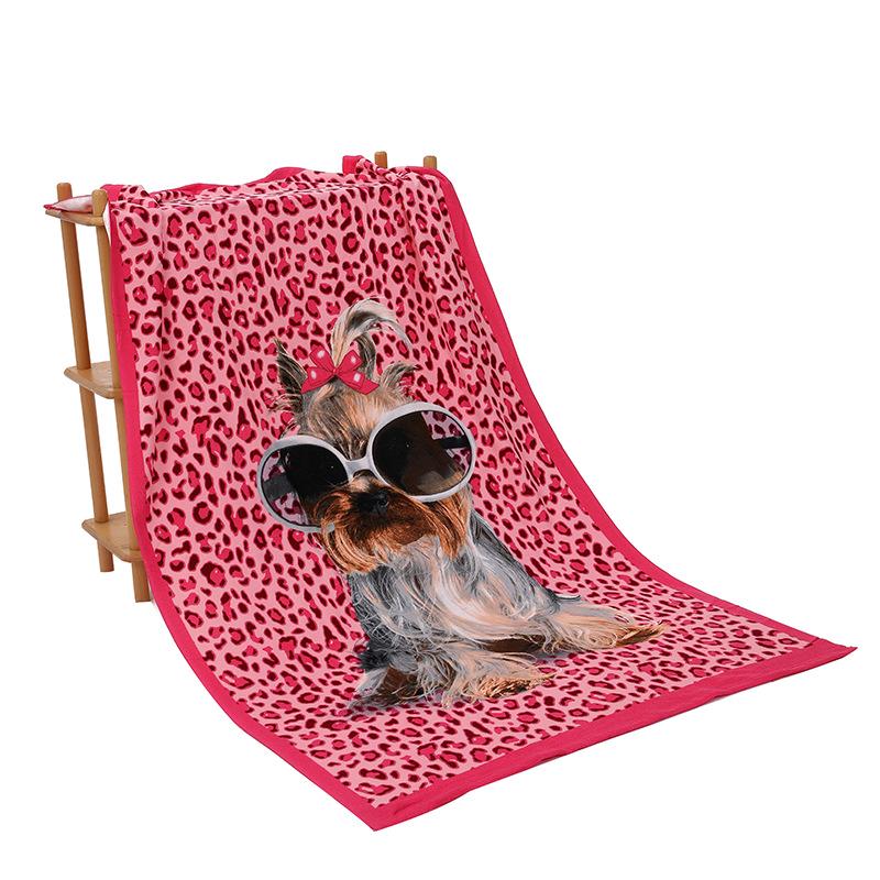 Large Quick-Drying Microfiber Beach Towel with Active Printing