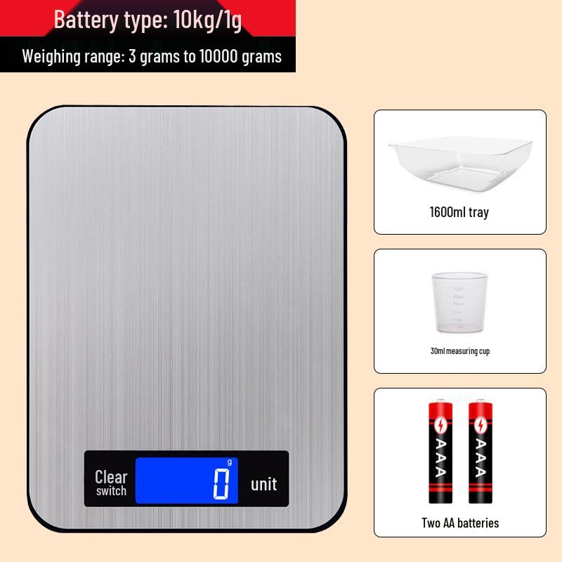 High Precision Waterproof Kitchen Scale for Baking & Food Weighing