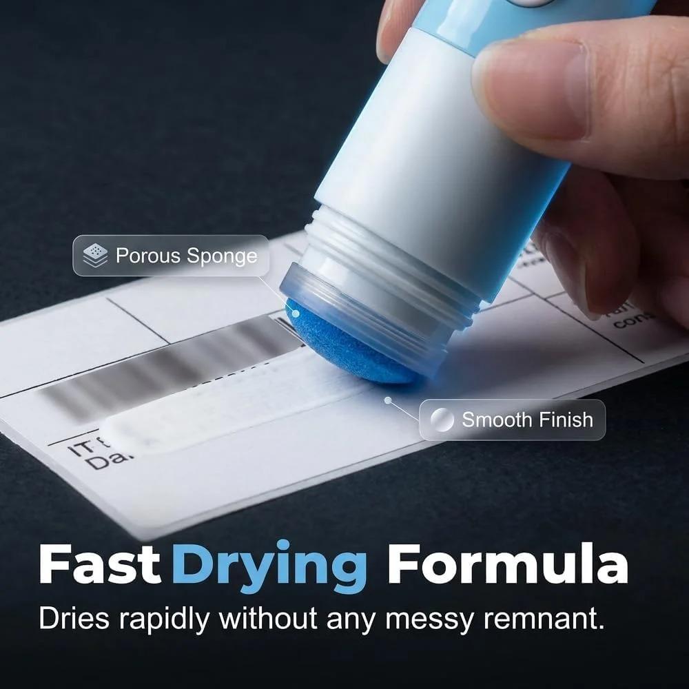 2-in-1 Kartonmesser Thermopapier-Radierer, 2026 Neuer wasserbasierter Thermopapier-Radierstift mit Auspackmesser