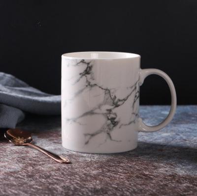 Tazza in Ceramica Effetto Marmo 400 ml Tazze da Caffè Marmo Naturale Regali Ufficio Tazze per Bere Latte