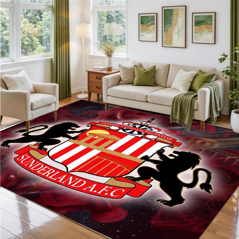 Sunderland Design Crystal Velvet Rug Soft Decorative Mat for Bedroom Entrance