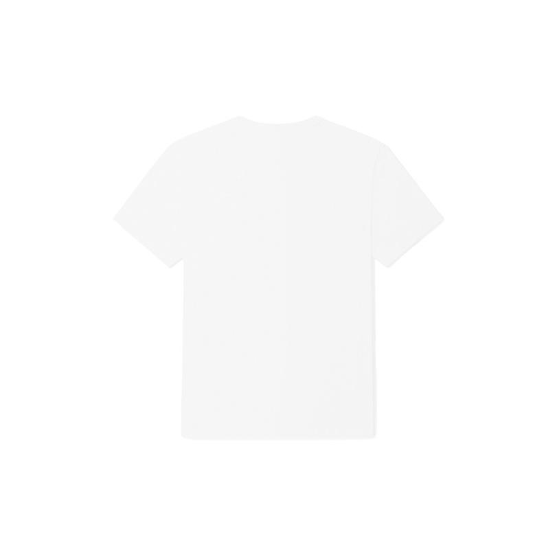 Vans Sports Crew Neck Short Sleeve T-Shirt Unisex Tops White VN0A5DYOWHT