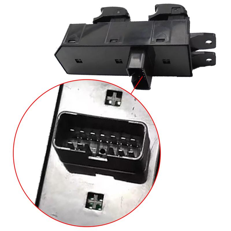 For Hyundai Santa Fe 2001-2006 11 P Black Car Front Left Power Window Switch 93570-26100 93570-26000