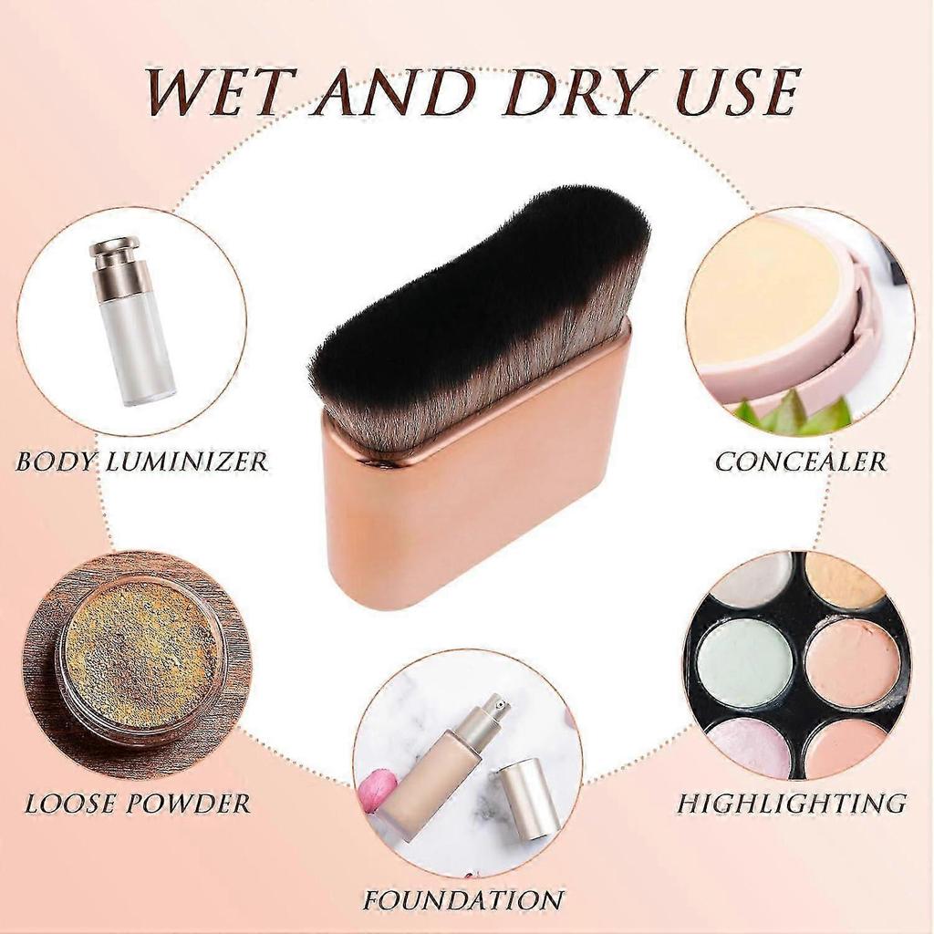 Tanning Brush, Body Makeup Brush Self Tanner Brush for Body Kabuki Foundation Brush Body Makeup Blend & Blur Tan Brush Applicator for Body & Leg Makeu