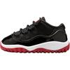 Air 11 Retro Low TD Bred 2025 Scarpe da Ginnastica per Bambini Nero Bianco Rosso Varsity FV5120-006