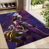 Cyberpunk Warrior Carpet Rug Soft Washable Antislip Home Living Room Sofa Mats Personalized Christmas Rug
