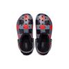 Crocs Classic Clog Sport Shoes Unisex Clogs Black Red Gray 206568-6RQ