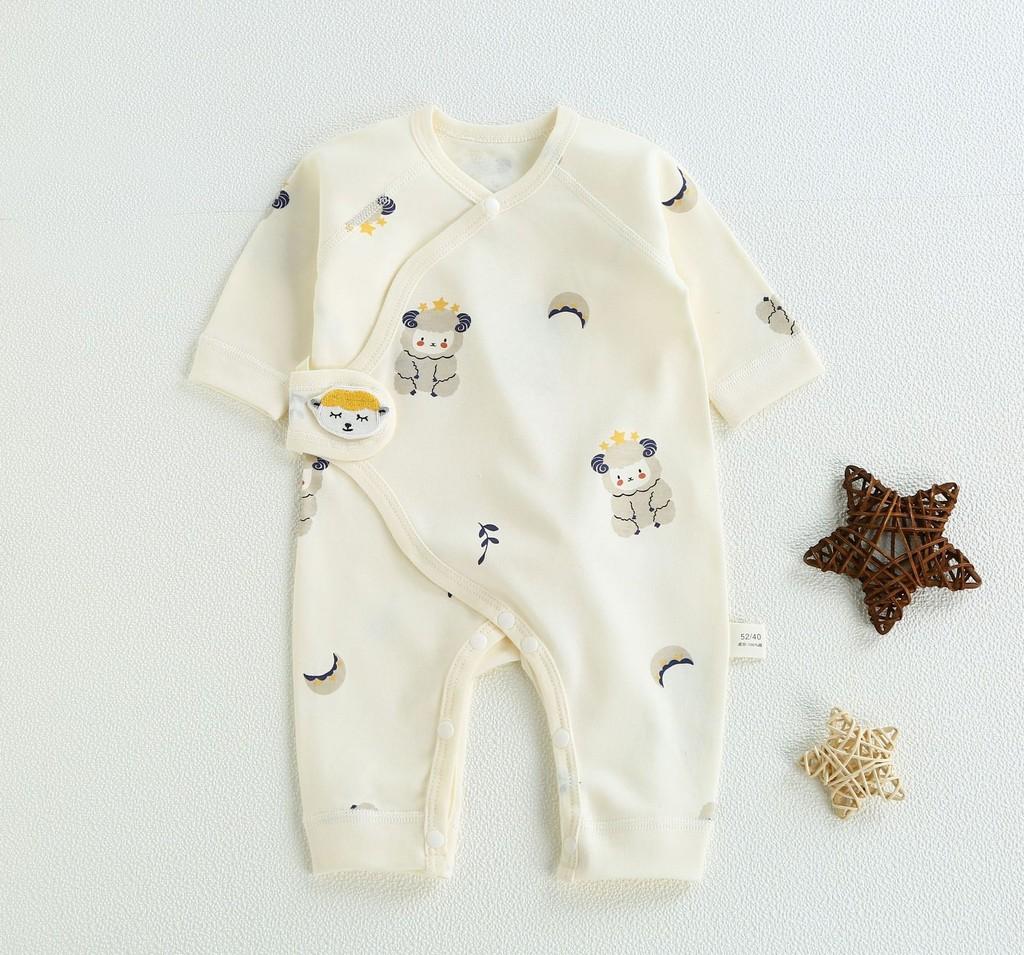 Baby Romper With Pure Cotton Long Sleeve Design For Newborns And Toddlers