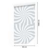 Hippie background wallpaper white and light gray for living room and bedroom 50x1000