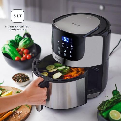 

Homend Airfryday 2502H 8 различных программ, сенсорный экран, безмасляная фритюрница объемом 5 л