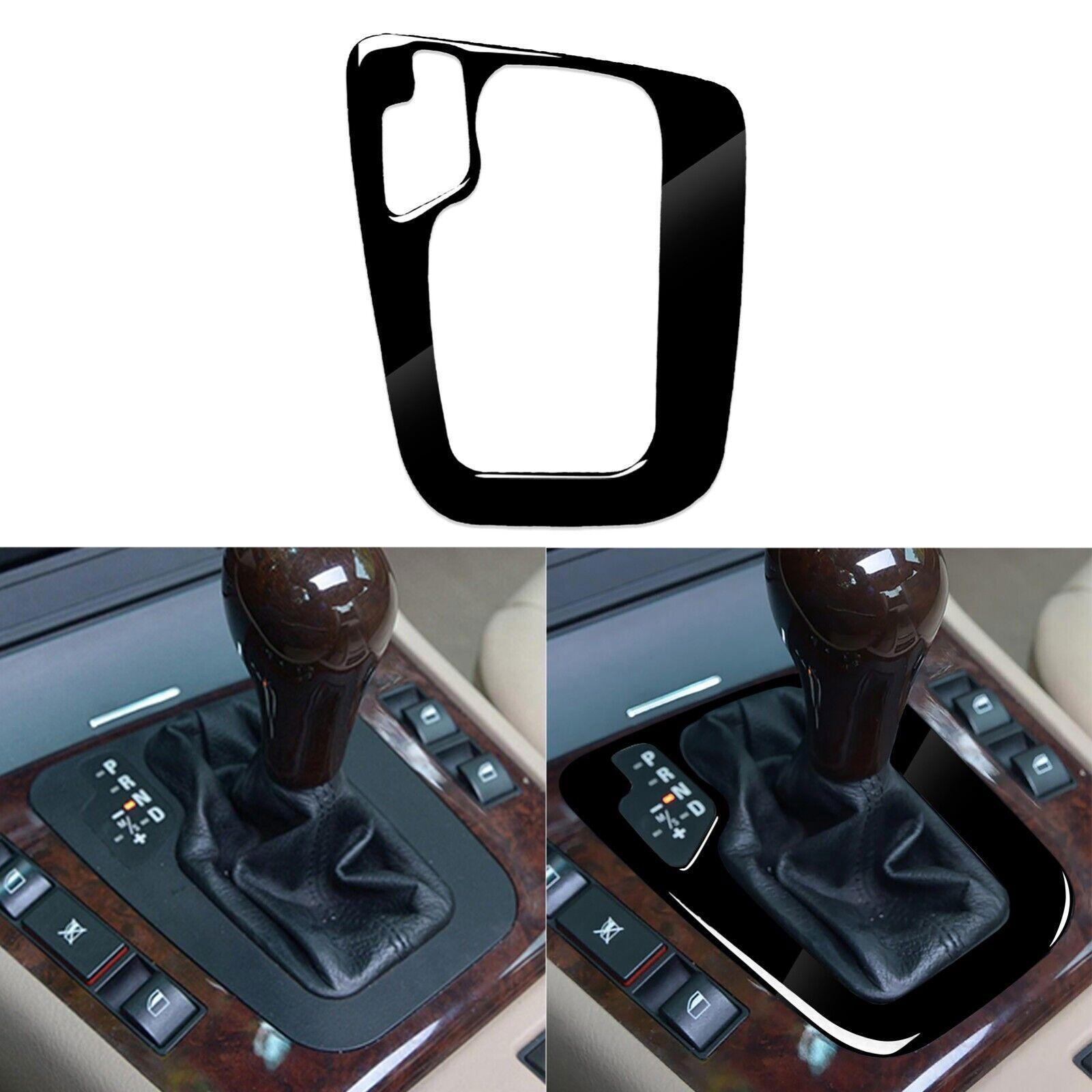 Piano Black Console Gear Shift Frame Cover Trim For BMW 3 Series E46 1998-2005