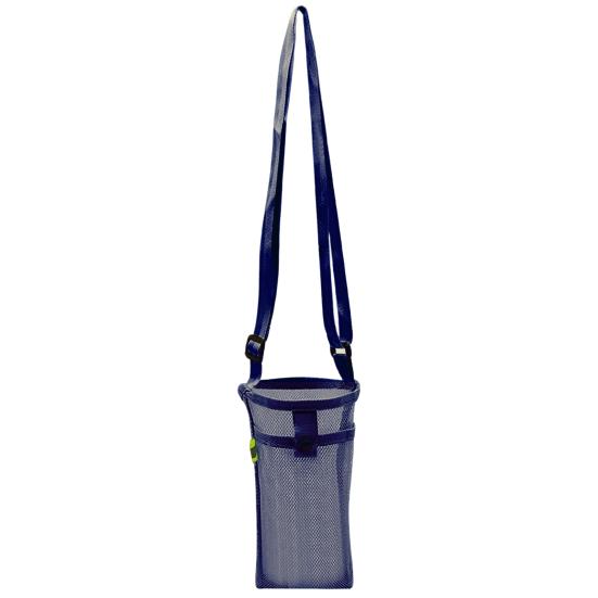 2Pcs Water Bottle Bag Lightweight Portable Double Pocket Design Water Bottle Holder with Strap for Hiking Travel Gym