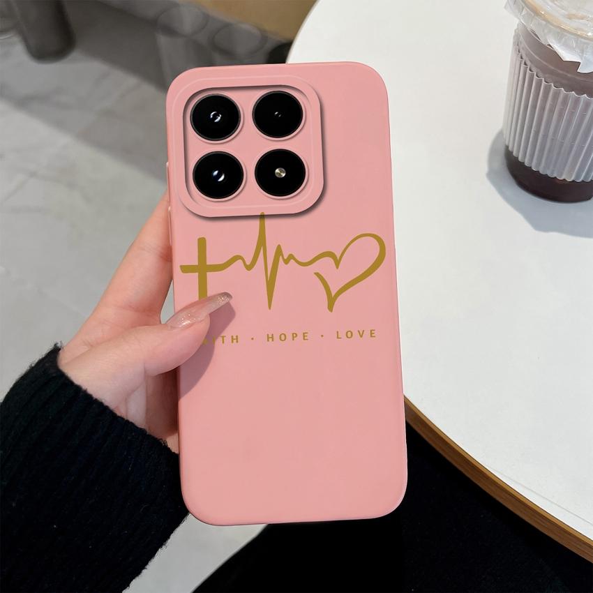 Multicolored Love Heart Patterns Phone Case For Xiaomi 17 15 15T 14T Pro Poco M7 M8 F7 F8 C71 C75 Shockproof Silicone Back Cover Shell For Xiaomi Capa