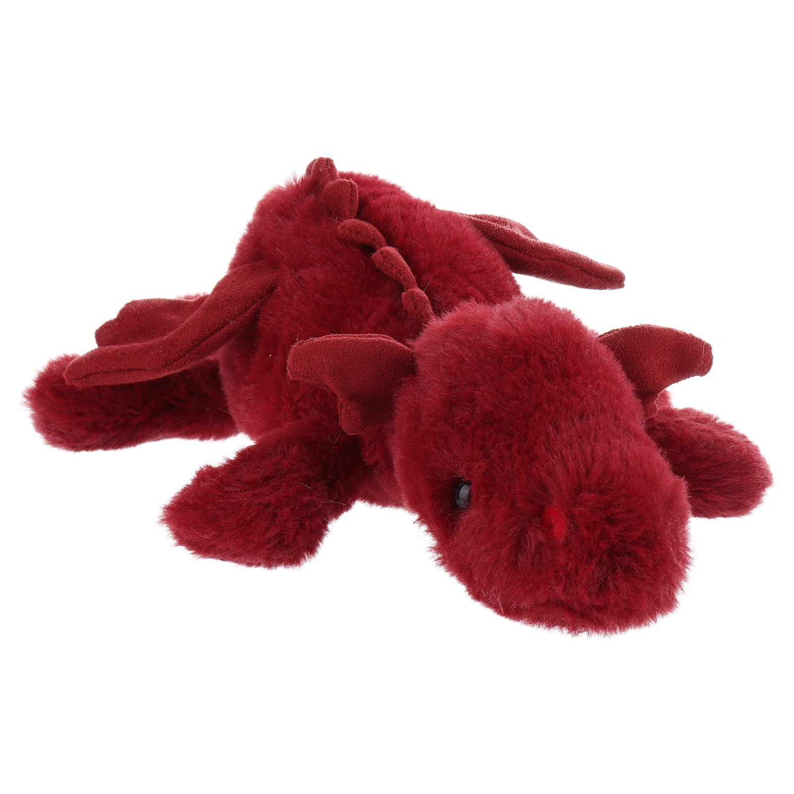 

Apricot Lamb Plum Red Lying Dragon Plush Toy for Children, Soft and Cute, Fluffy Plum Red Lying Dragon for Girls and Boys, 38cm