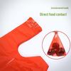 ZISIZ Food Grade Thickened Red Plastic Bags