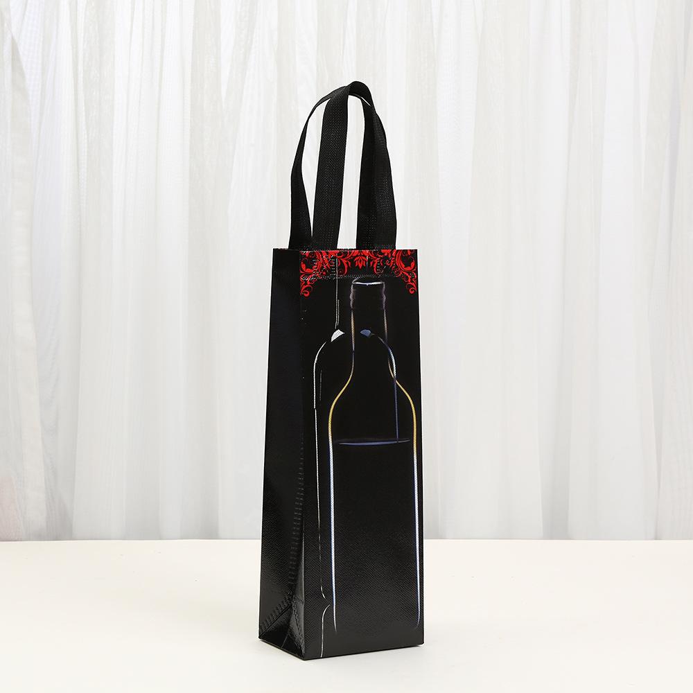 StoBag Wine Bottle Bags Luxury Designer Bags Gift Wrapping Bags Non Woven Packaging Bags for Sweets Reusable Tote for Party