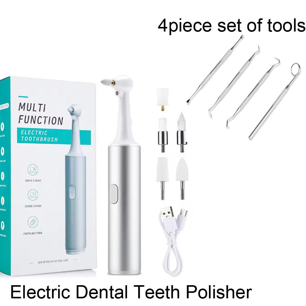 Elektrická zubní leštička Ultrazvukový čistič zubů Ústní irigátor Odstraňovač zubního kamene a skvrn Sady pro bělení zubů