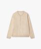 LIBERCLASSY [25Fw] Llf51683 Beige Elbow Contrast Round Neck Knit Cardigan