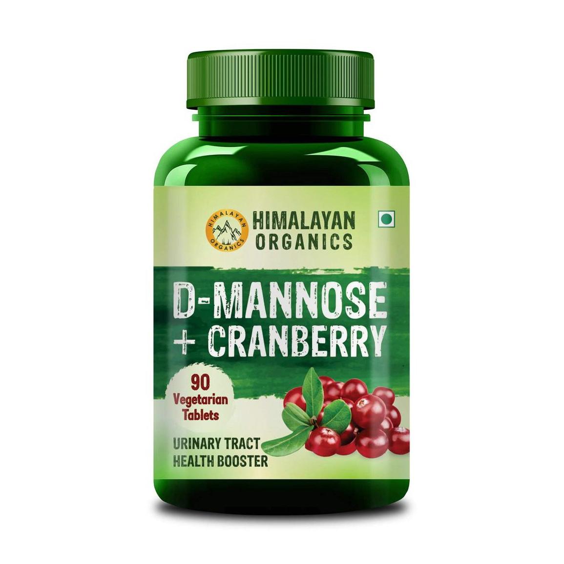

Манноза + Журавлина (90 таб), D-Mannose + Cranberry, Himalayan Organics