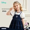 Disney Girls' Faux Two-Piece Puff Sleeve Princess Dress