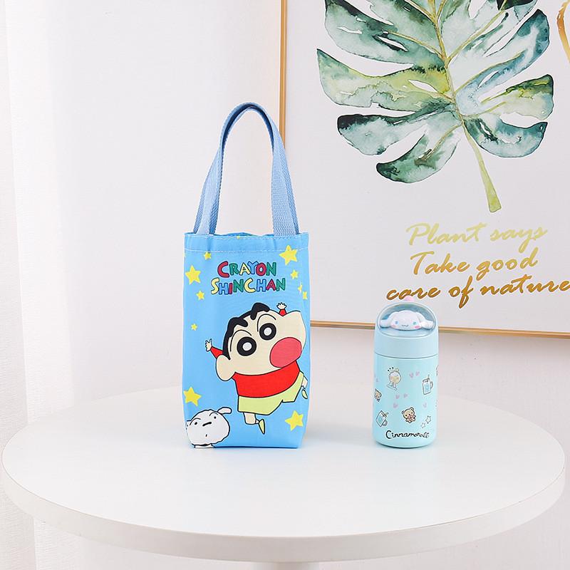 Crayon Shin Chan Shiro Action Kamen Pattern Cup Umbrella Canvas Storage Bag