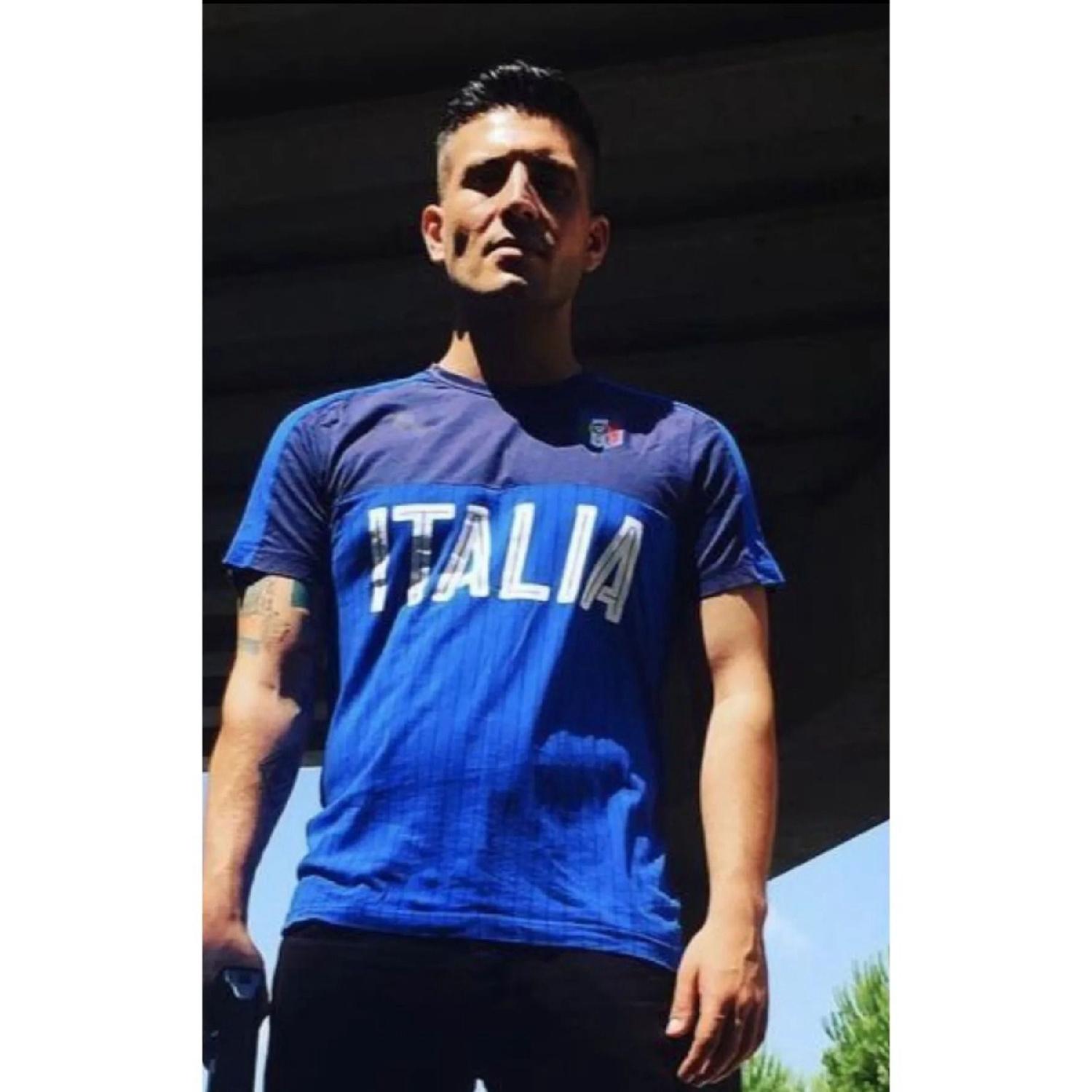 

Italy Football Jersey Adult Cio Baba Jersey Zp90 S синий