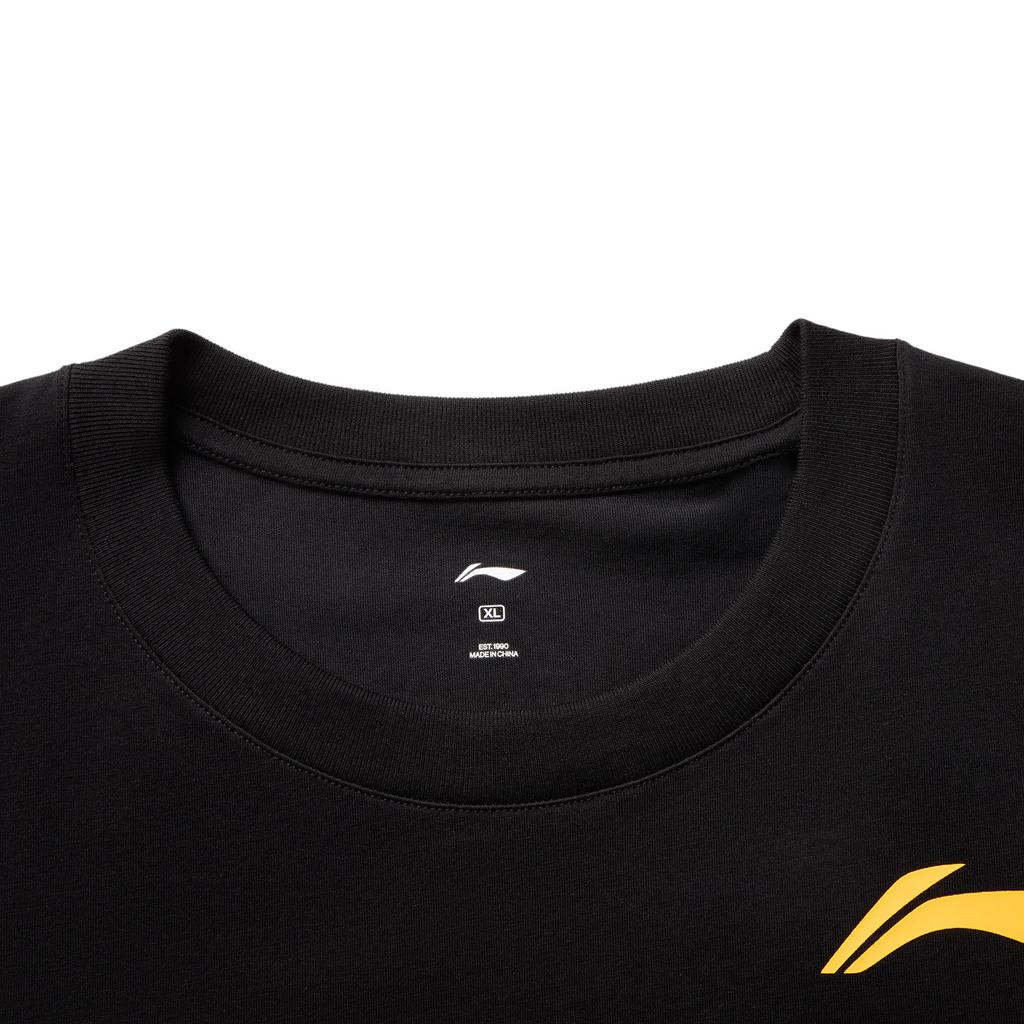 Li Ning CBA Collection T Shirt Unisex Black AHSVC47-1