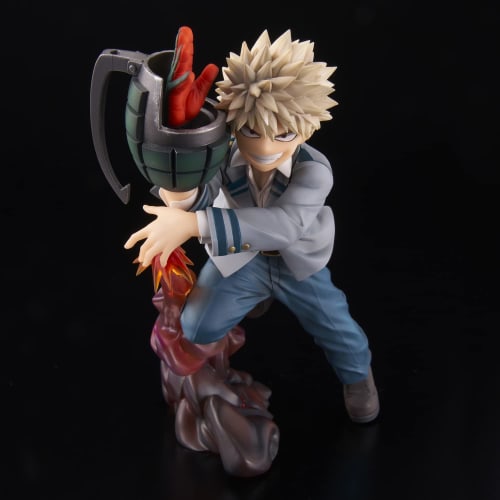 Union Creative My Hero Academia Intern Scale Figure: Katsuki Bakugo, Approximately 150mm, ATBC-PVC, Pre-painted, Complete Figure