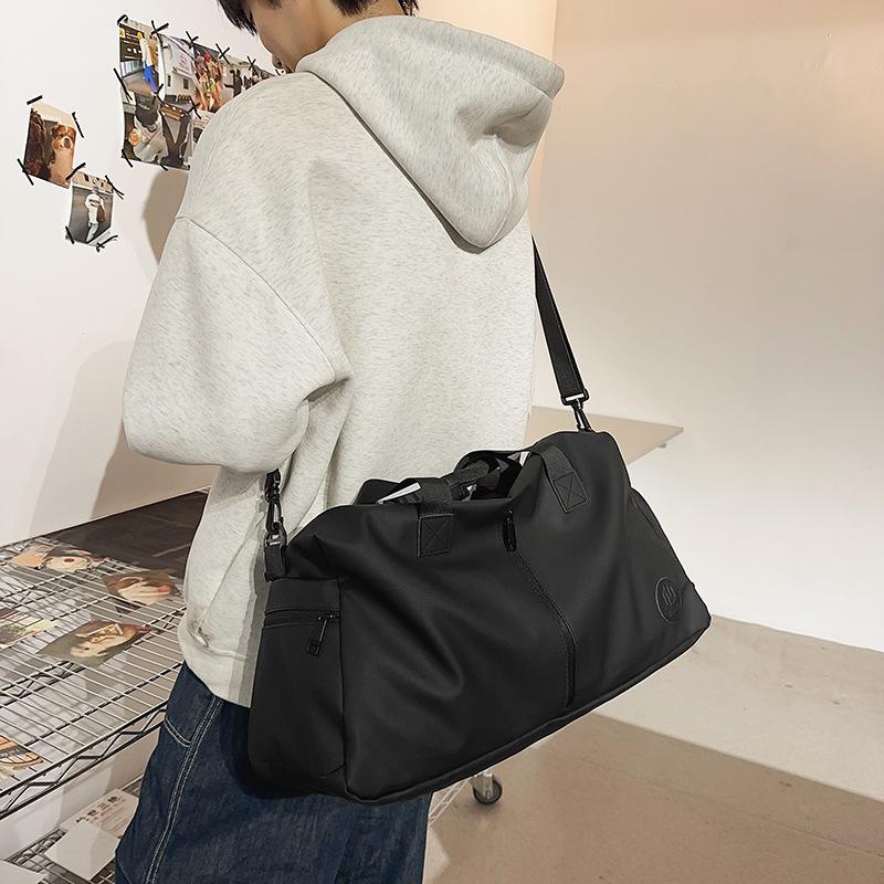 Men and Women's Lightweight Gym Bag Casual Sports Design Handheld Travel Bag Dry Wet Separation Can Be Used To Pull Rod Fitness Bag