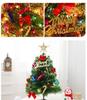 Diy 50cm Christmas Tree Package with Light 50cm Christmas Decoration Desktop Mini Christmas Tree Mall Arrangement Supplies