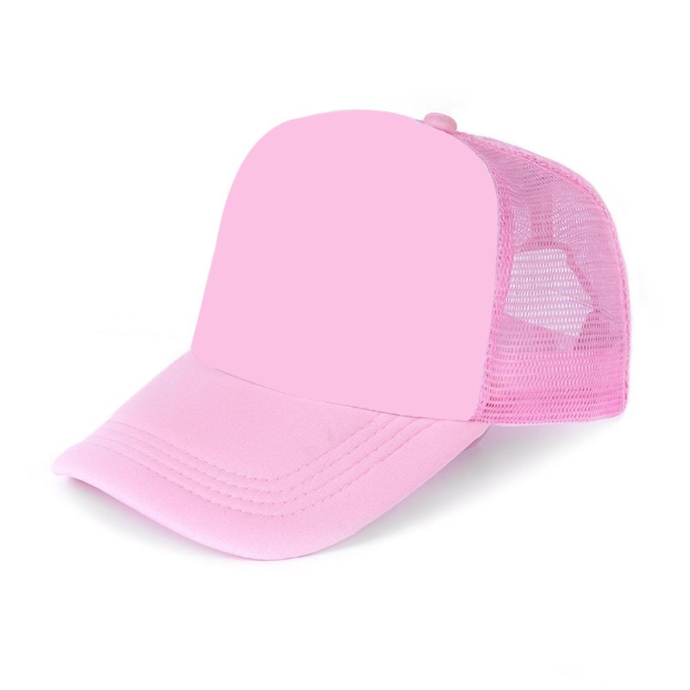 Fashion Spong Mesh Baseball Cap Breathable Adjustable Peaked Cap Wide Brim Sunscreen Hat Outdoor Sports