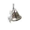 Iron Christmas Bell with Ribbon Window Pendants Door Hanging Decoration  Shopping Mall