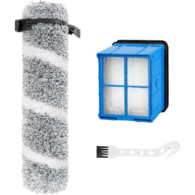 Brush Rolls Filter Replacement Kit for Bissell CrossWave OmniForce Edge 3930F/3933/v2/3999z Cordless Multi-Surface Hard Floor Cleaner Wet Dry Vacuum,
