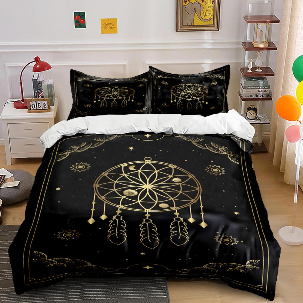 Dreamcatcher Design Black Bedding Set Bedding set (1 duvet cover, 2 pillowcases, duvet not included)