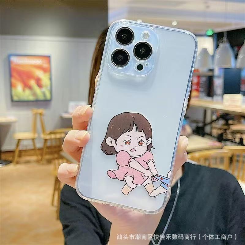 Cute and Quirky Couple Style, Suitable for iPhone Cases, Apple 11/12/13/14/15/16/17 Phone Cases