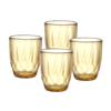 VISIONS CUP90 Diamond Heat-Resistant Glass Cups, 4-Piece Set
