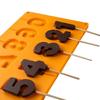 1PC Silicone 0-9 numbers shape chocolate mold DIY drip mold cake baking handmade jelly chocolate candy