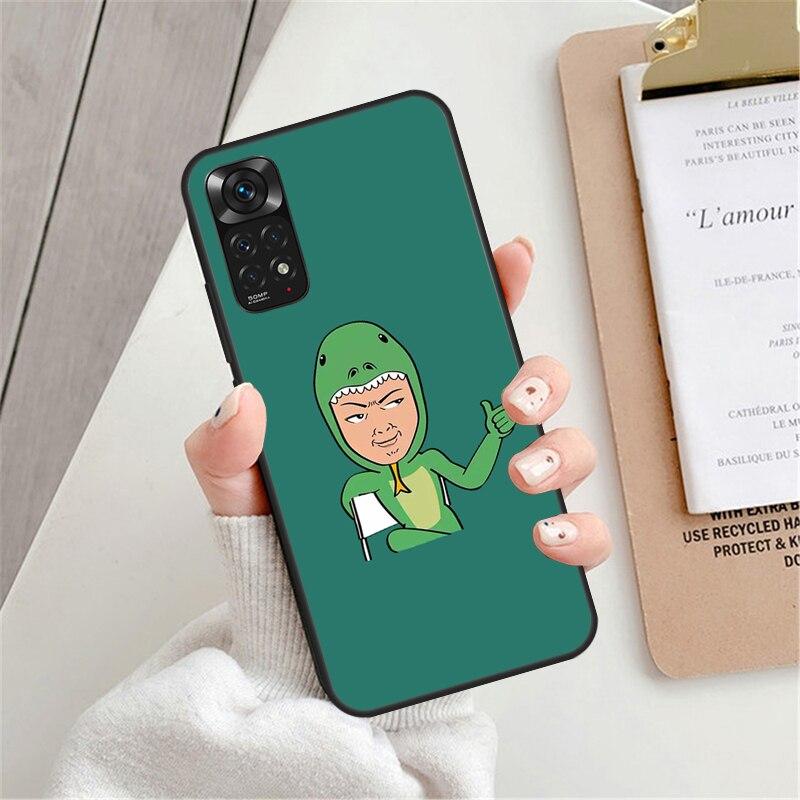 Śmieszne etui z kreskówkową postacią online dla Xiaomi Redmi 9 10 9C 10A 10C Pokrowiec dla Redmi Note 7 8 9 10 11 Pro 8T 9S 10S 11S