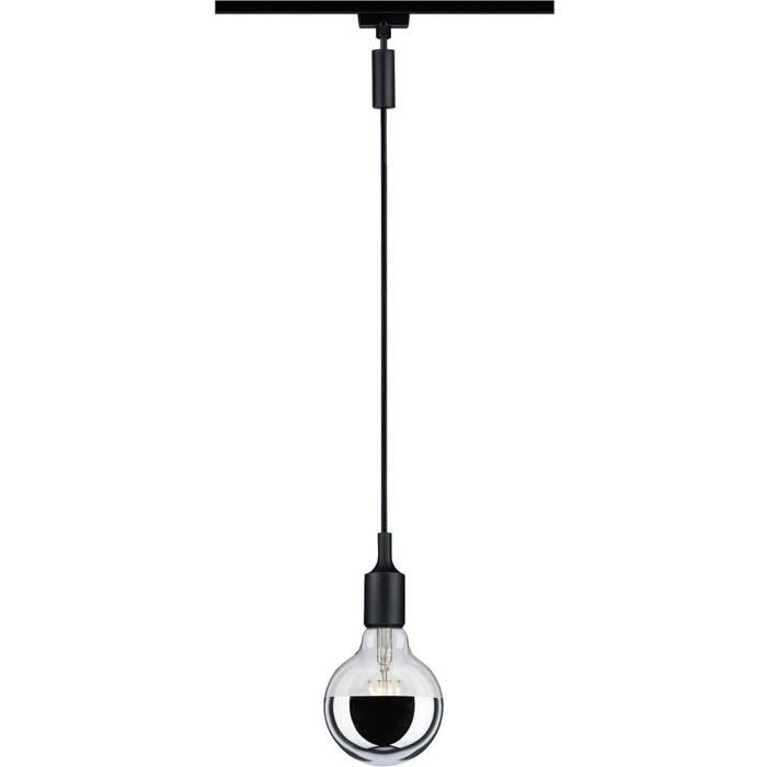 Élément pour système modulaire - PAULMANN - Adaptateur pendulaire noir mat - Métal - Intérieur - LED