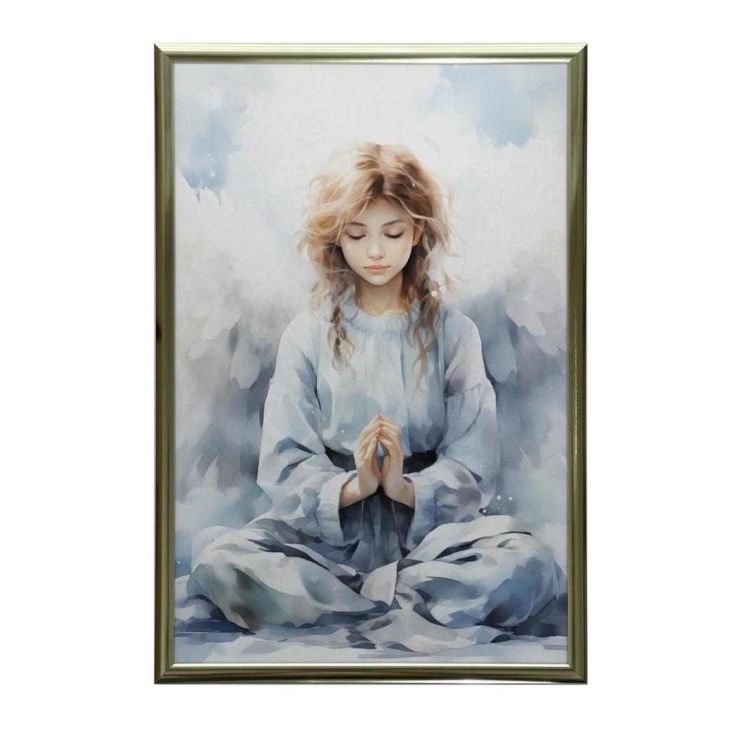 Modlitwa Anioła Modlitwa Anioła, 70X100 Cm, Bez Ramy, Płótno Premium Na Blejtramie