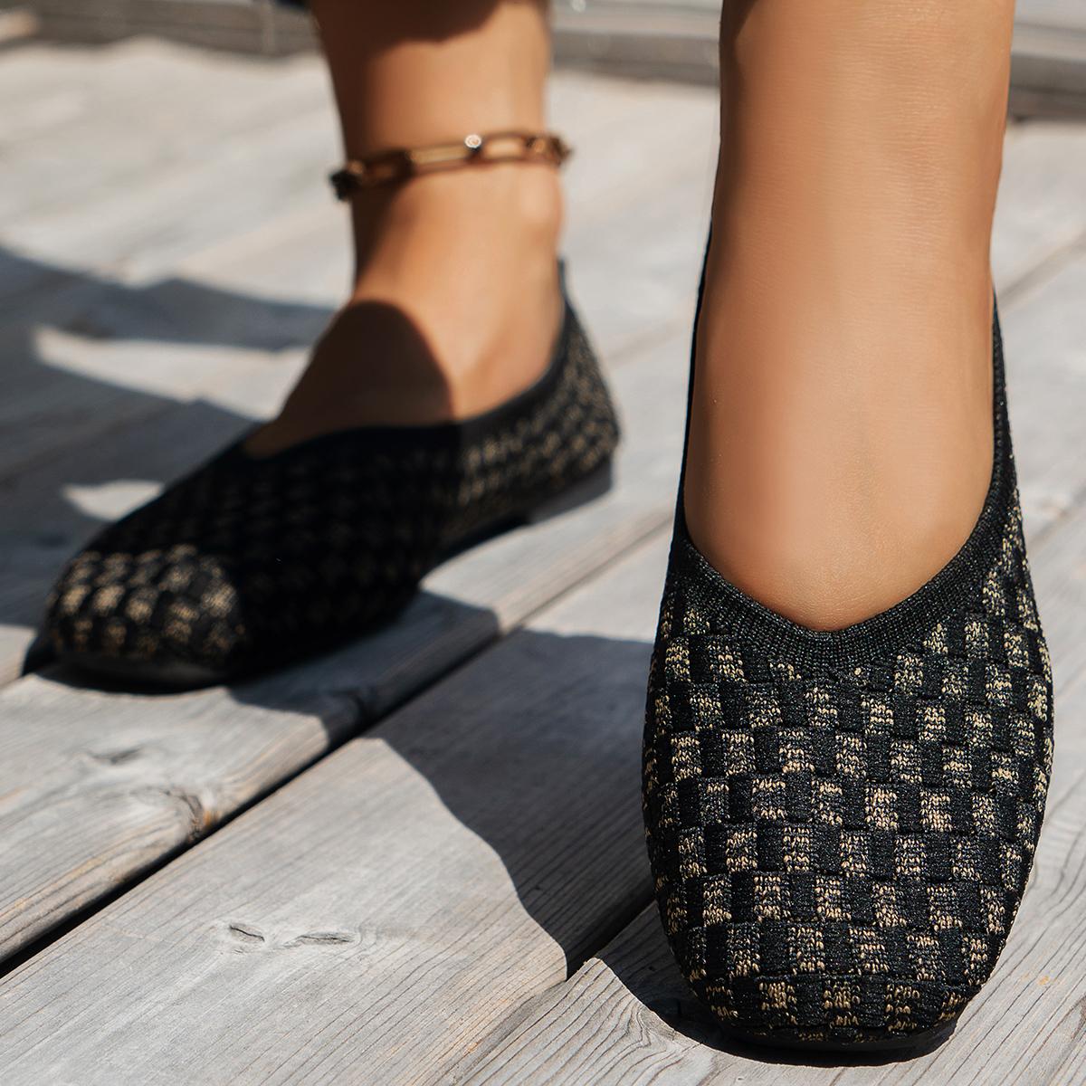 

Модные женские туфли на плоской подошве 2024 года, новые весенне-осенние прогулочные туфли с квадратным верхом, удобные туфли в стиле Лолита, кроссовки Zapatos De Mujer 43 чёрный