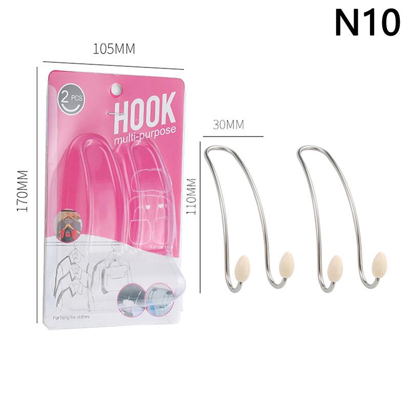 2Pcs Car Seat Hook Auto Hidden Back Seat Headrest Hanger For Handbag Shopping Bag Coat Storage Hanger Car Hook Organizer
