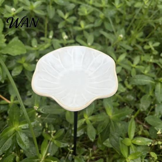 Bee Drinking Fountain Waterer with Stand, Butterfly Station Garden Art, Durable Metal Ornament Flower Bird Bath for Outdoor Yard, Pollinator