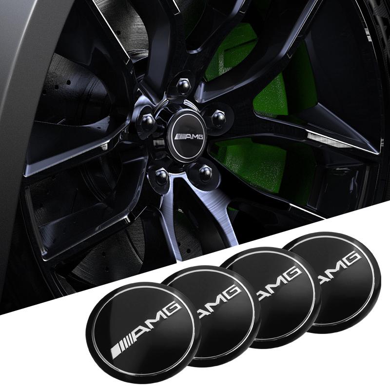 4Pcs 56mm Car Wheel Hub Center Cap Emblem Badge Stickers For Mercedes Benz AMG W205 W204 W206 W213 W212 W211 W222 W221 W177 W176