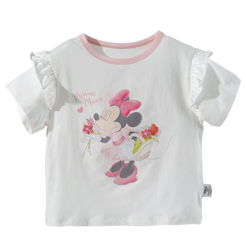 Disney Girls Minnie Mouse Cooling Short Sleeve T-Shirt 110/56