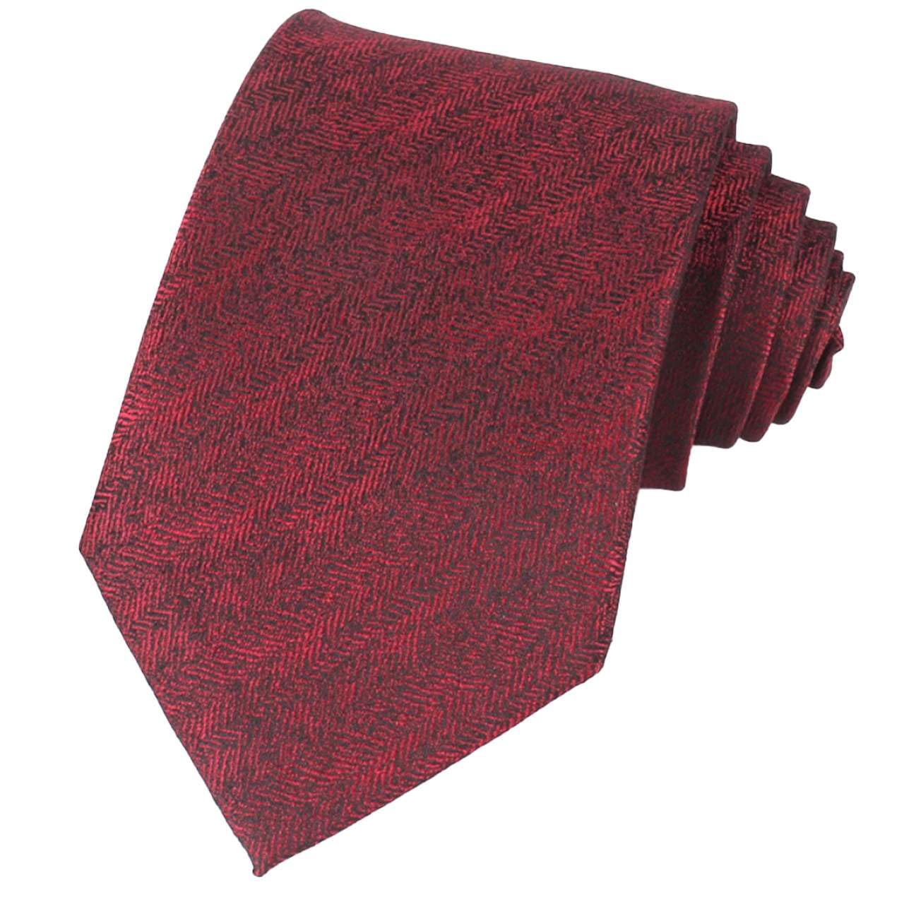 [White Fang] Simple Tie, Business, Elegant, Formal, Suit, Stylish, Men s NC105 (Wine)