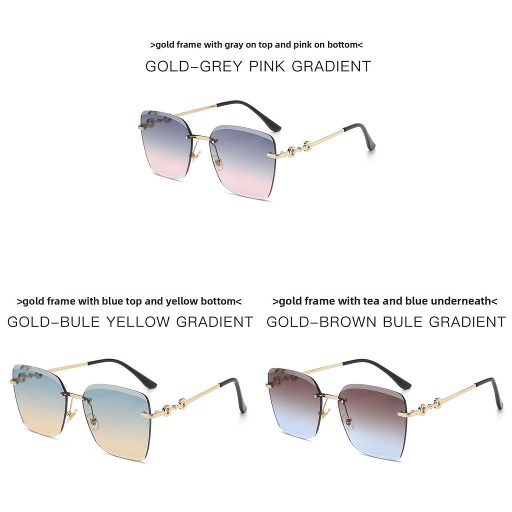 Fashion Square Sun Glasses With Uv400 Protection For Summer Travel And Outdoor Activities