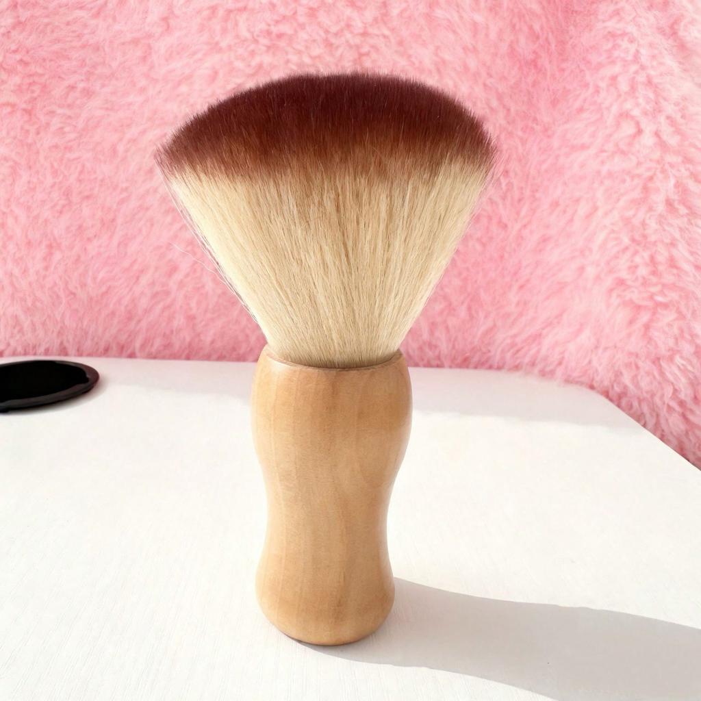 Broken hair bristles sweep large dust brush hair salon special neck broken hair cleaning brush wood brush beard brush