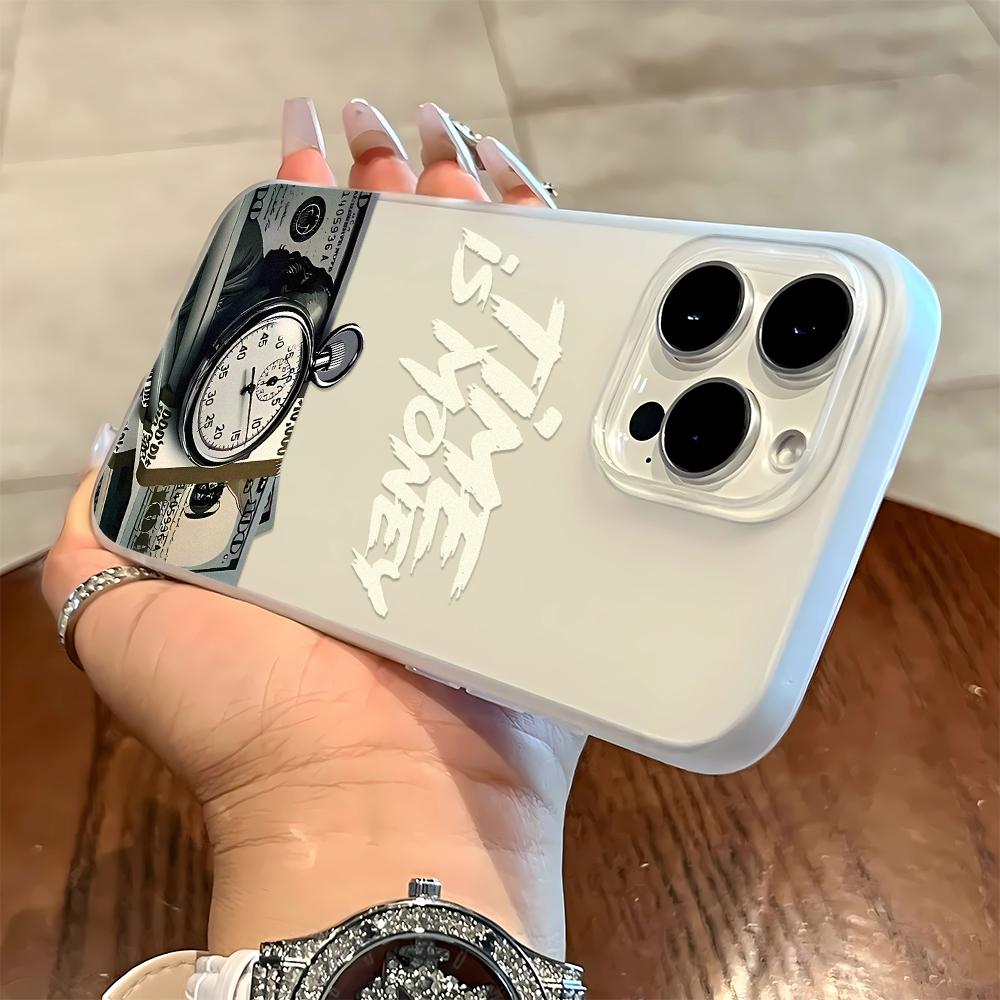 

Retro Clock Design Pattern Phone Case For Iphone 17 16 15 14 13 12 11 17 Pro Max 7 8 Plus Vintage Floral Soft Cover iphone 11 Pro